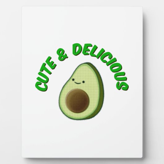 Cute en Delicious Avocado Fotoplaat (Voorkant)