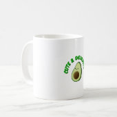 Cute en Delicious Avocado Koffiemok (Voorkant links)