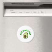 Cute en Delicious Avocado Magneet (Insitu (Vaatwasser))