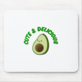 Cute en Delicious Avocado Muismat (Voorkant)