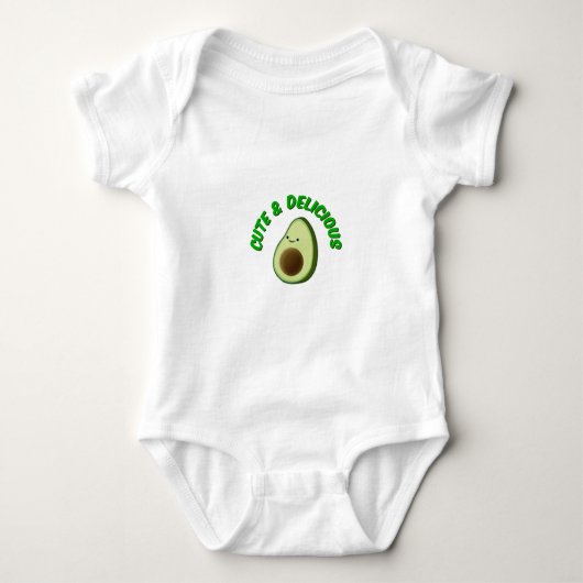 Cute en Delicious Avocado Romper (Voorkant)
