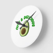 Cute en Delicious Avocado Ronde Klok (Hoek)