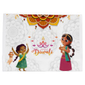 Cute en Elegant Diwali Groot Cadeauzakje (Achterkant)