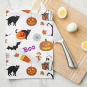 Cute en Fun Halloween Theedoek (Quarter Fold)