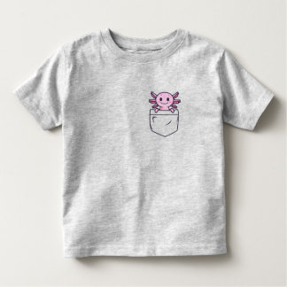 Cute en Funny Axolotl in zak met T-Shirt Classic R