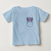 Cute en Funny Axolotl in zak met T-Shirt Classic R (Voorkant)