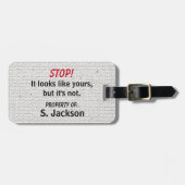 Cute en Funny Bagagelabel (Voorkant horizontaal)