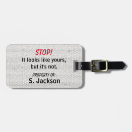 Cute en Funny Bagagelabel