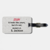 Cute en Funny Bagagelabel (Achterkant horizontaal)