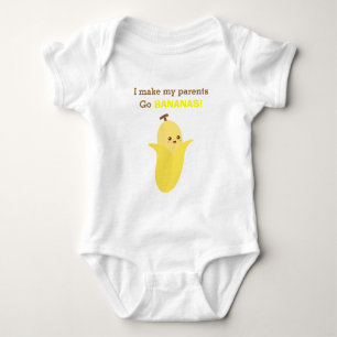 Cute en Funny Banana, voor baby's Romper