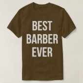 Cute en Funny Barber Design T-shirt (Design voorkant)