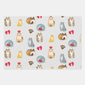 Cute en Funny Cats Cat Lover Inpakpapier Vel (Voorkant 2)