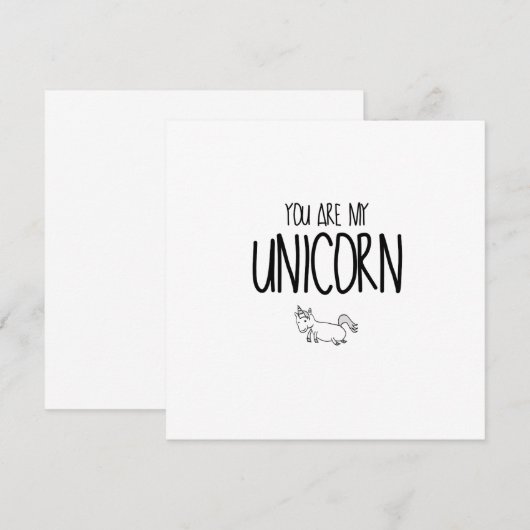 Cute en grappig Je bent mijn eenhoorn (Voorkant / Achterkant)