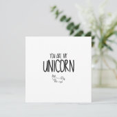 Cute en grappig Je bent mijn eenhoorn (Staand voorkant)