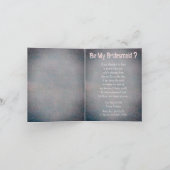 Cute en grappige bruidskat zijn mijn bruidsmeisje (Binnen)