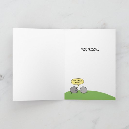 Cute en grappige Dank je wel. Bedankkaart (Binnen)