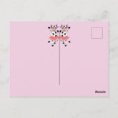 Cute en grappige danskoeien briefkaart (Achterkant)