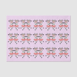 Cute en grappige danskoeien tissuepapier