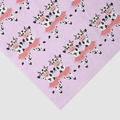 Cute en grappige danskoeien tissuepapier (Detail)