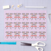 Cute en grappige danskoeien tissuepapier (Craft)