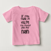 Cute en grappige kinderen op shirt (Voorkant)