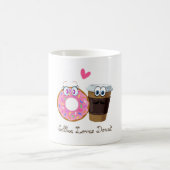 Cute en grappige koffie houdt van donut mok (Center)