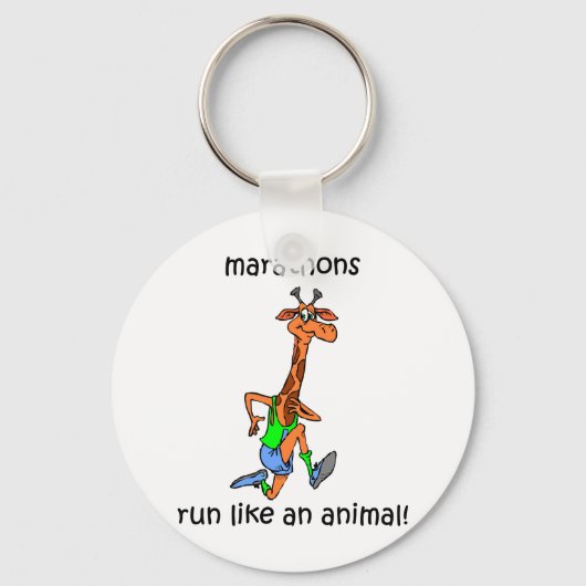 Cute en grappige marathon sleutelhanger (Voorkant)