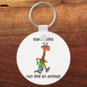Cute en grappige marathon sleutelhanger (Voorkant)