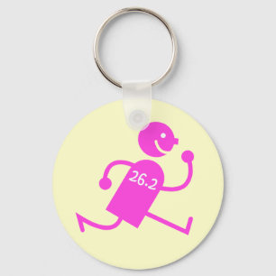 Cute en grappige marathon sleutelhanger