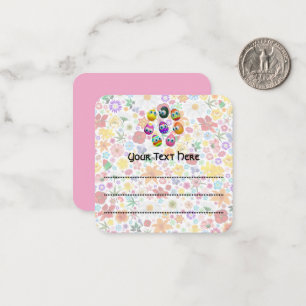 Cute en grappige Pasen Eieren Cartoon Notitiekaartje