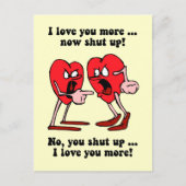 Cute en grappige Valentijnsdag Feestdagenkaart (Voorkant)