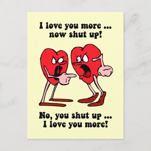 Cute en grappige Valentijnsdag Feestdagenkaart (Voorkant)