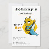 Cute en grappige verjaardagsuitnodiging voor een k kaart (Voorkant)