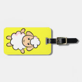 Cute en Happy Farm Schaap Bagagelabel (Voorkant horizontaal)