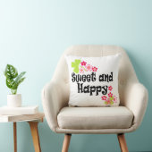 Cute en happy kussen (Stoel)