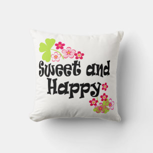 Cute en happy kussen