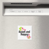 Cute en happy magneet (Insitu (Vaatwasser))