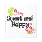 Cute en happy notitieblok (Voorkant)