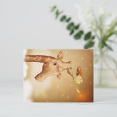 Cute en imaginaire illustratie briefkaart (Staand voorkant)