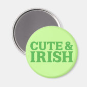 Cute en Irish Magneet (Voorkant / Achterkant)
