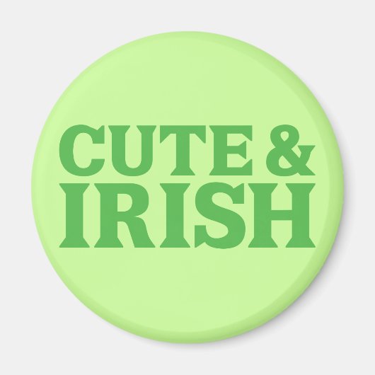 Cute en Irish Magneet (Voorkant)