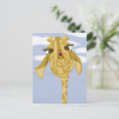 Cute en kleurrijke Giraffe Briefkaart (Staand voorkant)