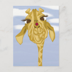 Cute en kleurrijke Giraffe Briefkaart