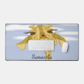 Cute en kleurrijke Giraffe Bureaumat (Keyboard & Muis)