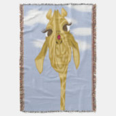 Cute en kleurrijke Giraffe Deken (Voorkant Verticaal)