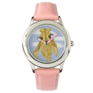 Cute en kleurrijke Giraffe Horloge