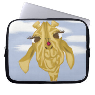Cute en kleurrijke Giraffe Laptop Sleeve
