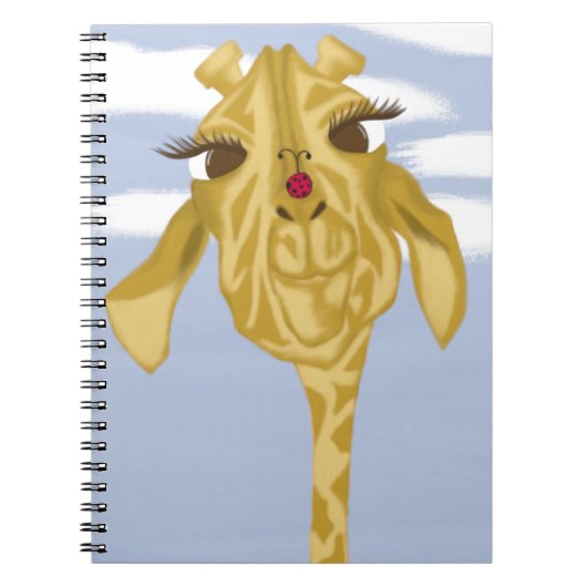 Cute en kleurrijke Giraffe Notitieboek (Voorkant)