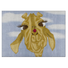 Cute en kleurrijke Giraffe Snijplank