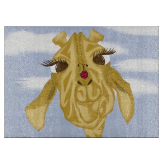 Cute en kleurrijke Giraffe Snijplank (Voorkant)